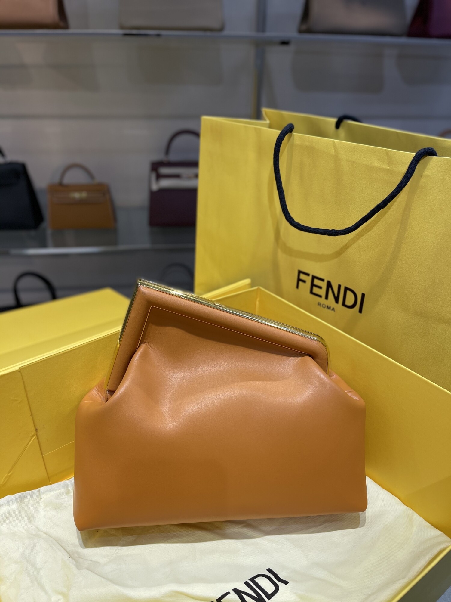Fendi First Bag Lightly Brown 31