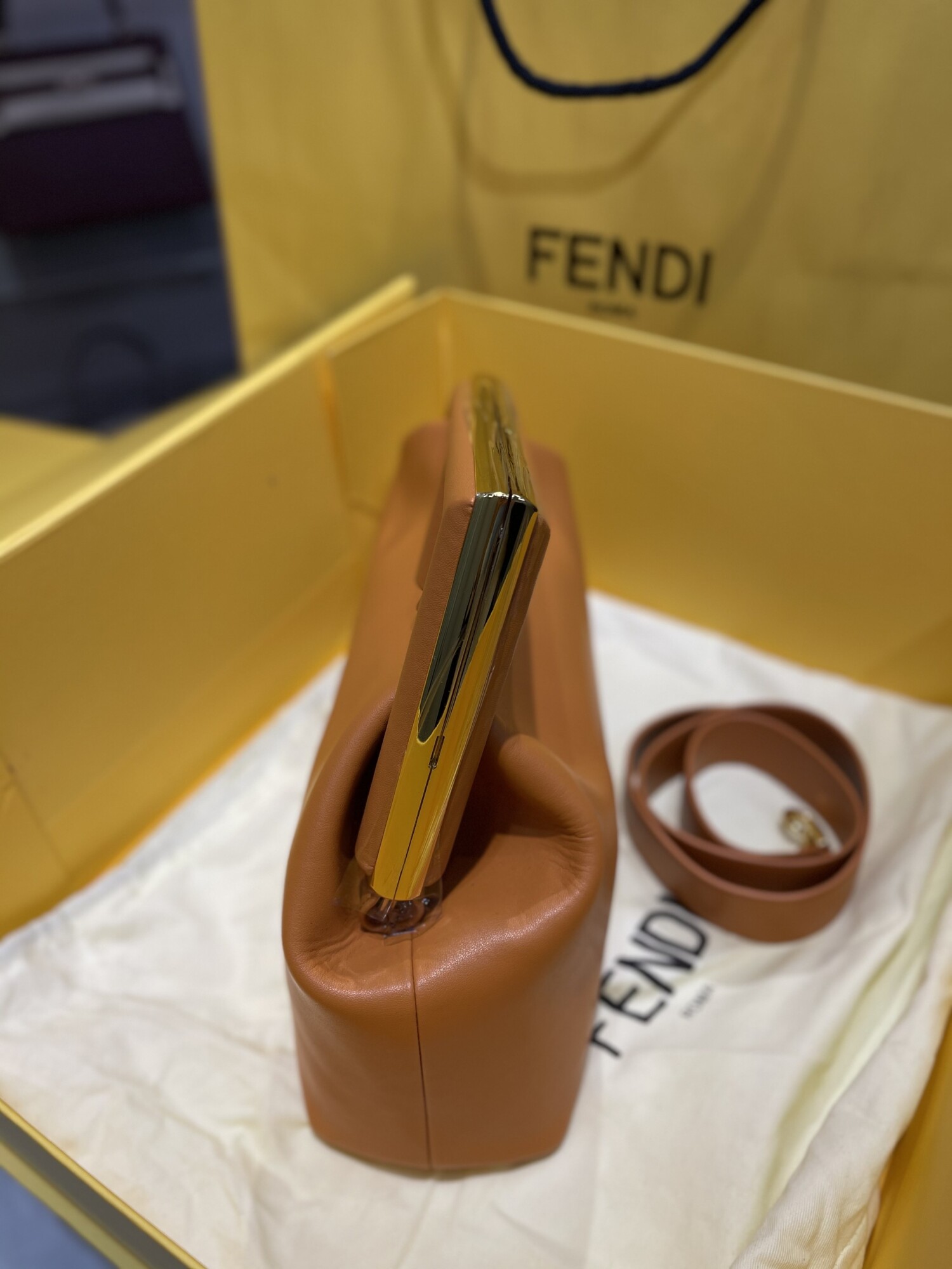 Fendi First Bag Lightly Brown 31