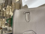 Hermes Birkin Dark Gray 25 Sliver Chain