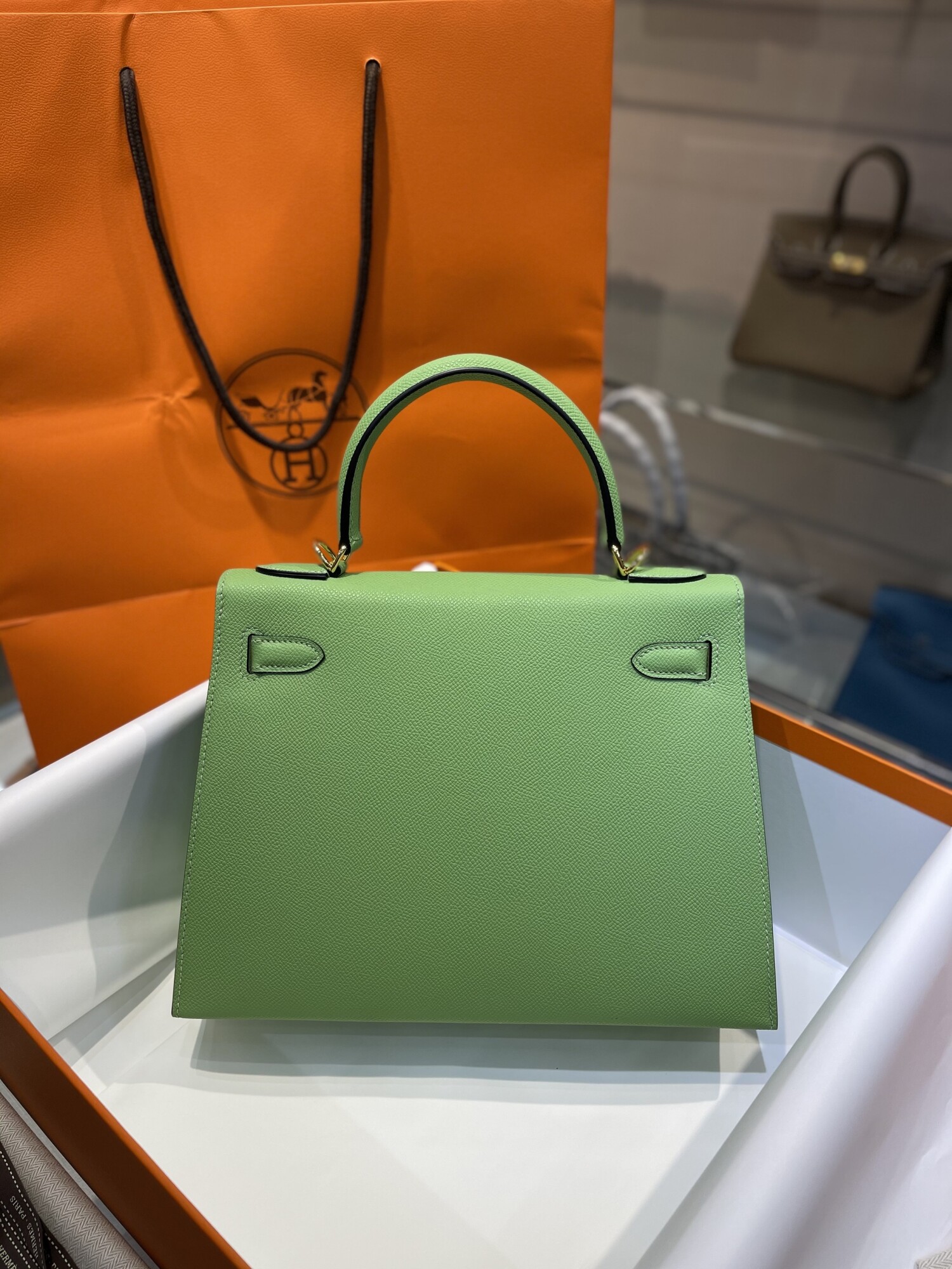 Hermes Kelly Green 28