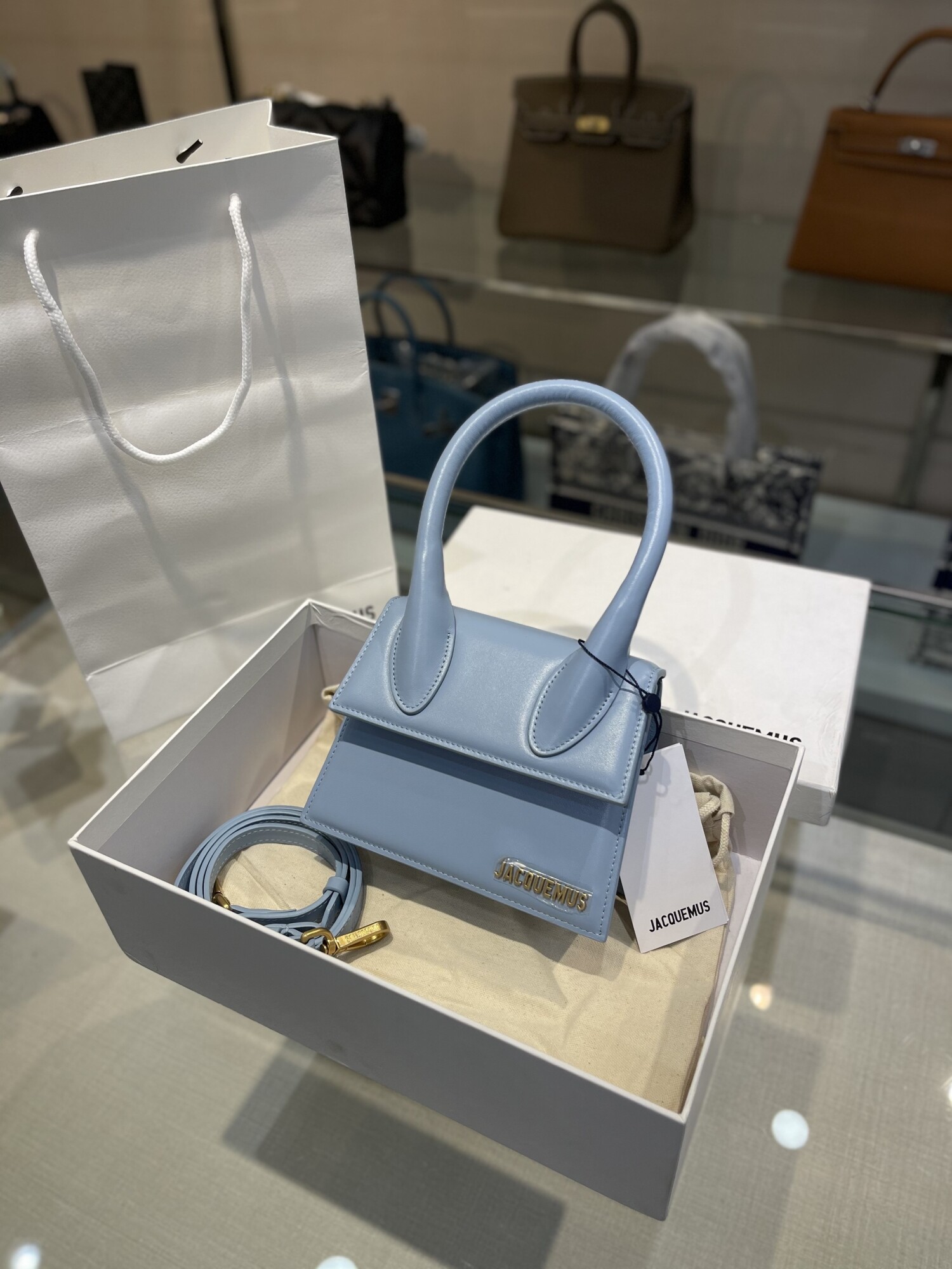 Jacquemus Lightly Blue Bag 18