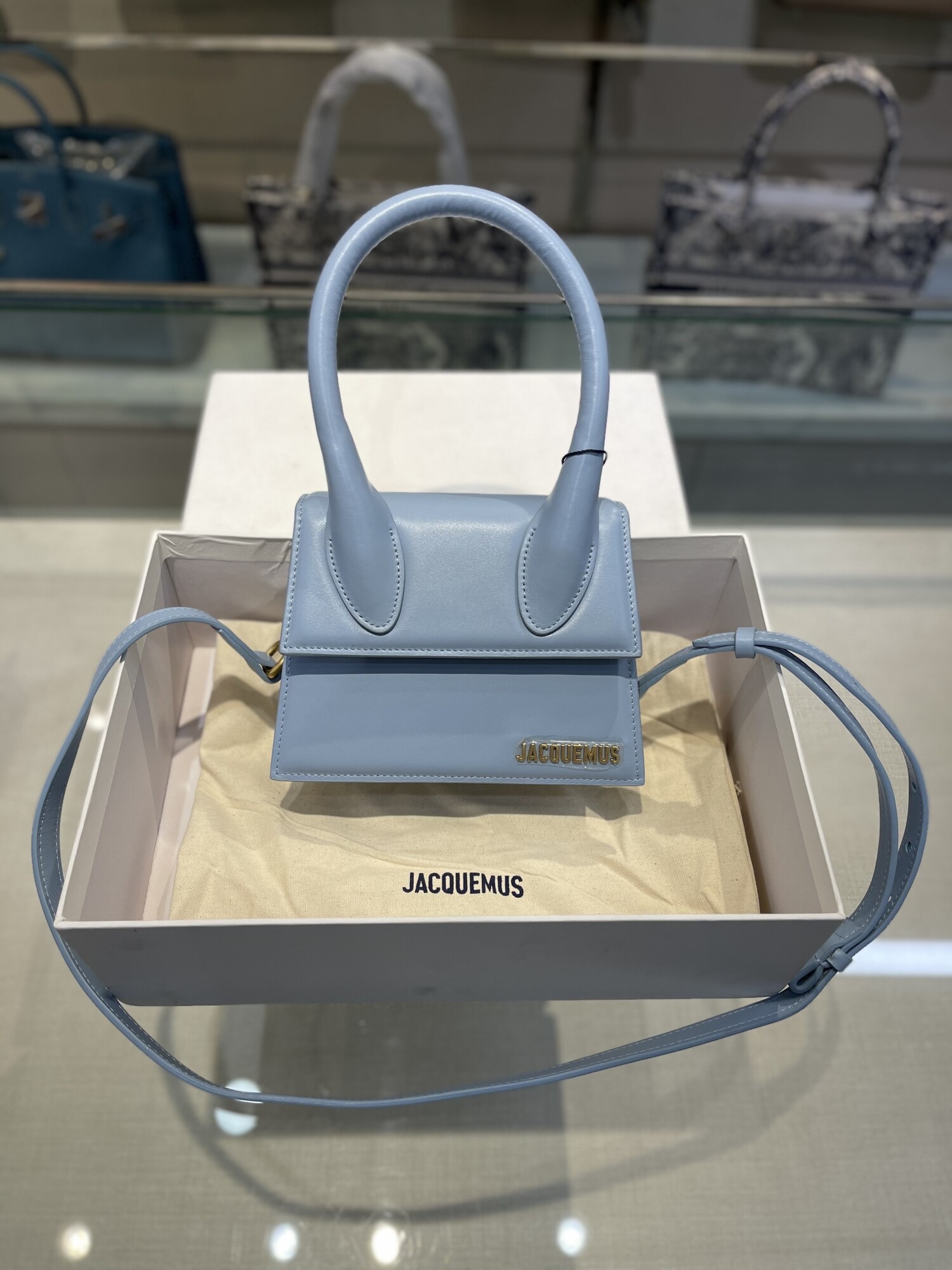 Jacquemus Lightly Blue Bag 18