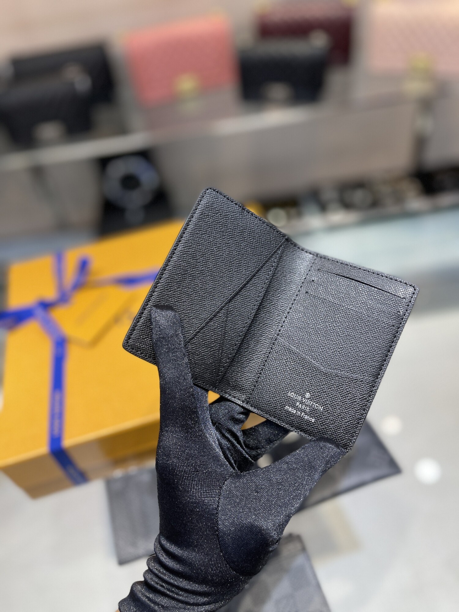 Vi Lv Card Holder Damier Graphite