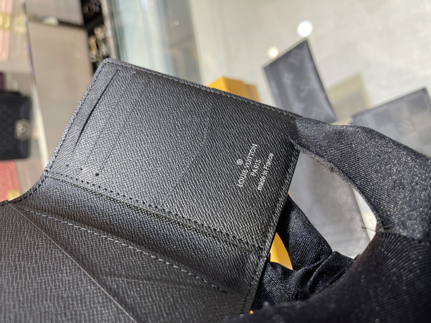 Vi Lv Card Holder Damier Graphite