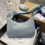 Set Prada Hobo Blue Bag