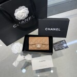 Card Holder Chanel Brown Nude 11cm