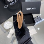 Card Holder Chanel Brown Nude 11cm