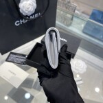 Card Holder Chanel Light Blue 11cm