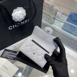 Card Holder Chanel Light Blue 11cm