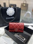 Card Holder Chanel Red