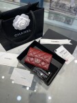 Card Holder Chanel Red