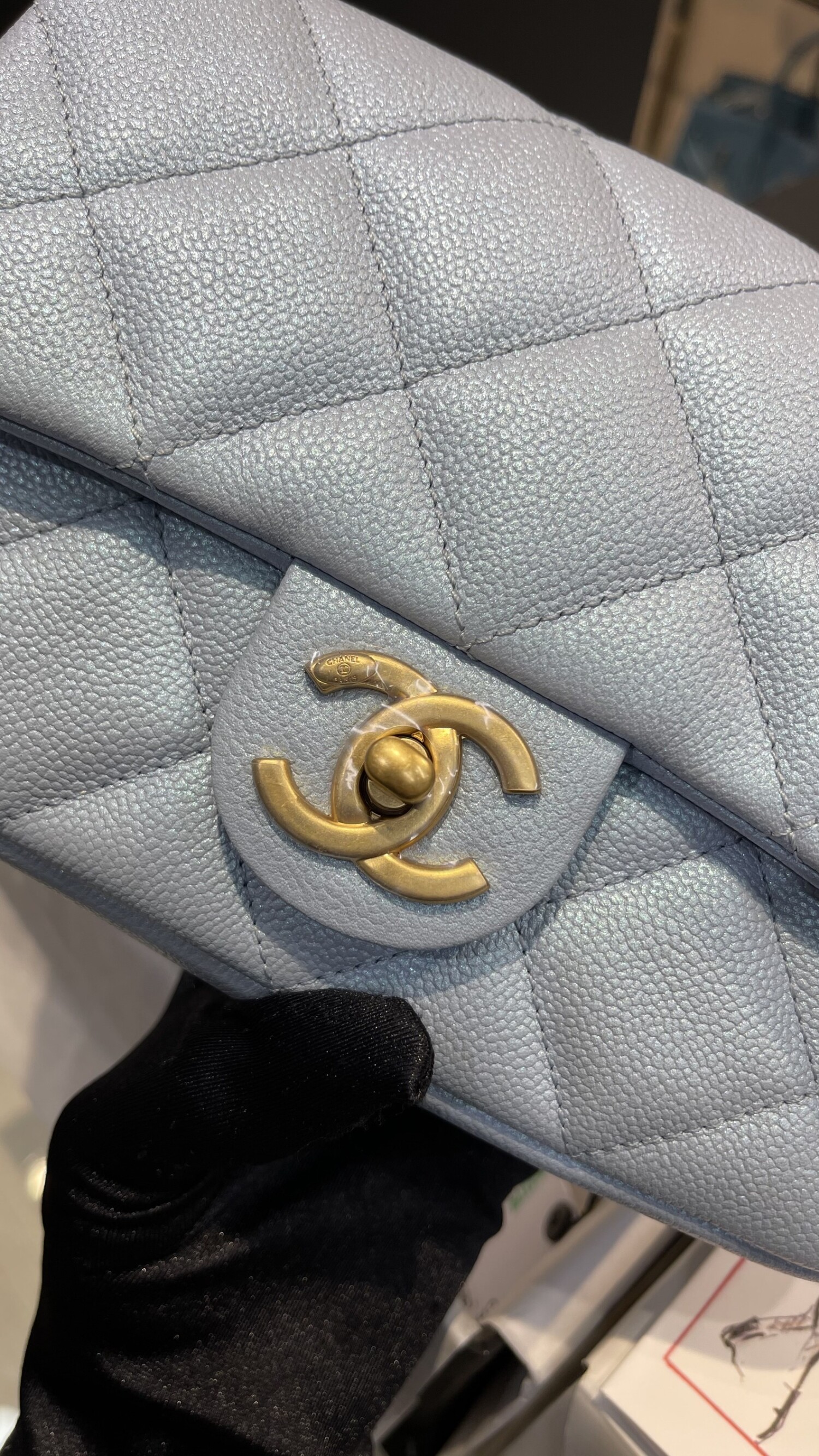 Chanel As2855 Size 19 Blue