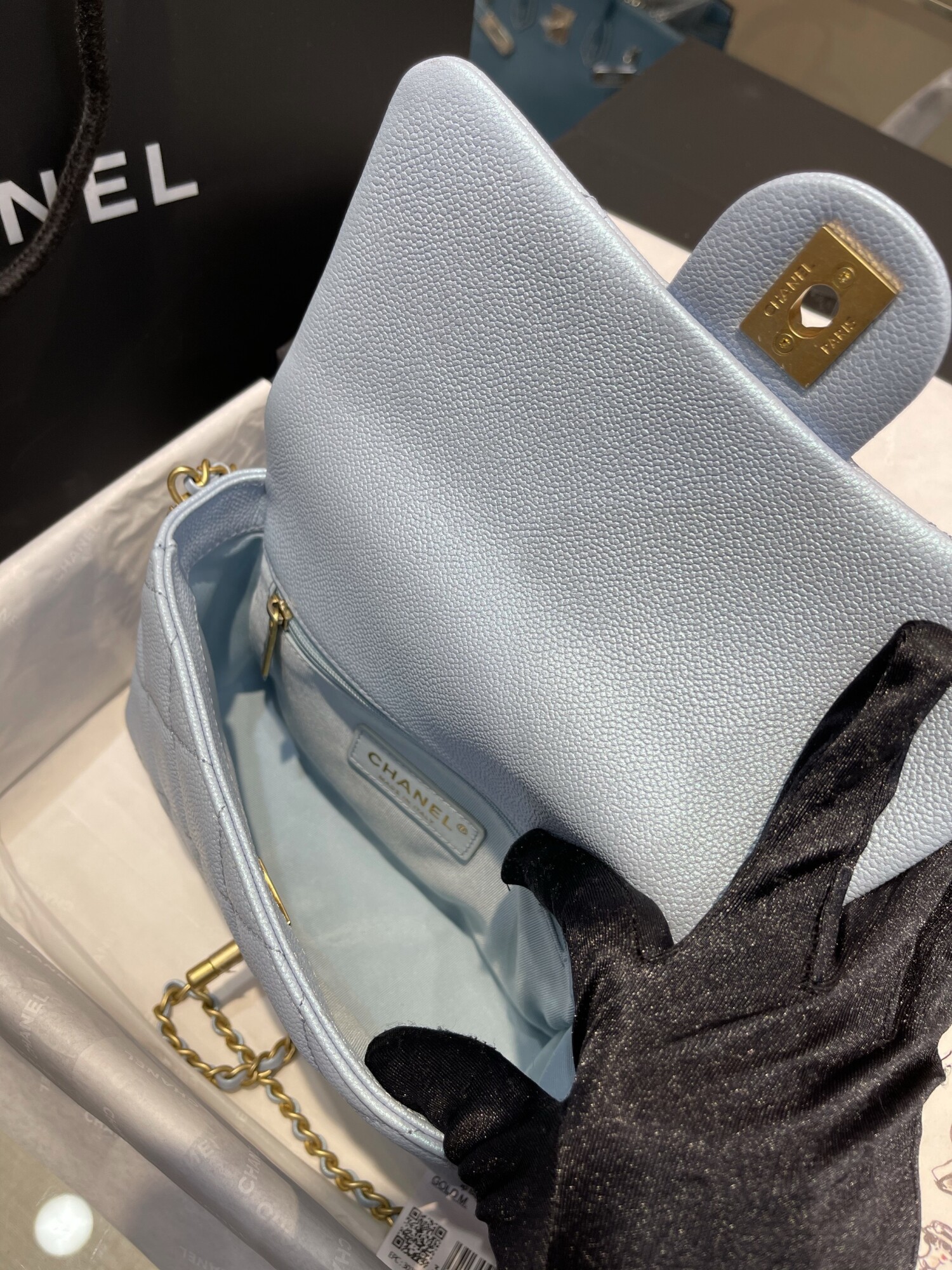 Chanel As2855 Size 19 Blue