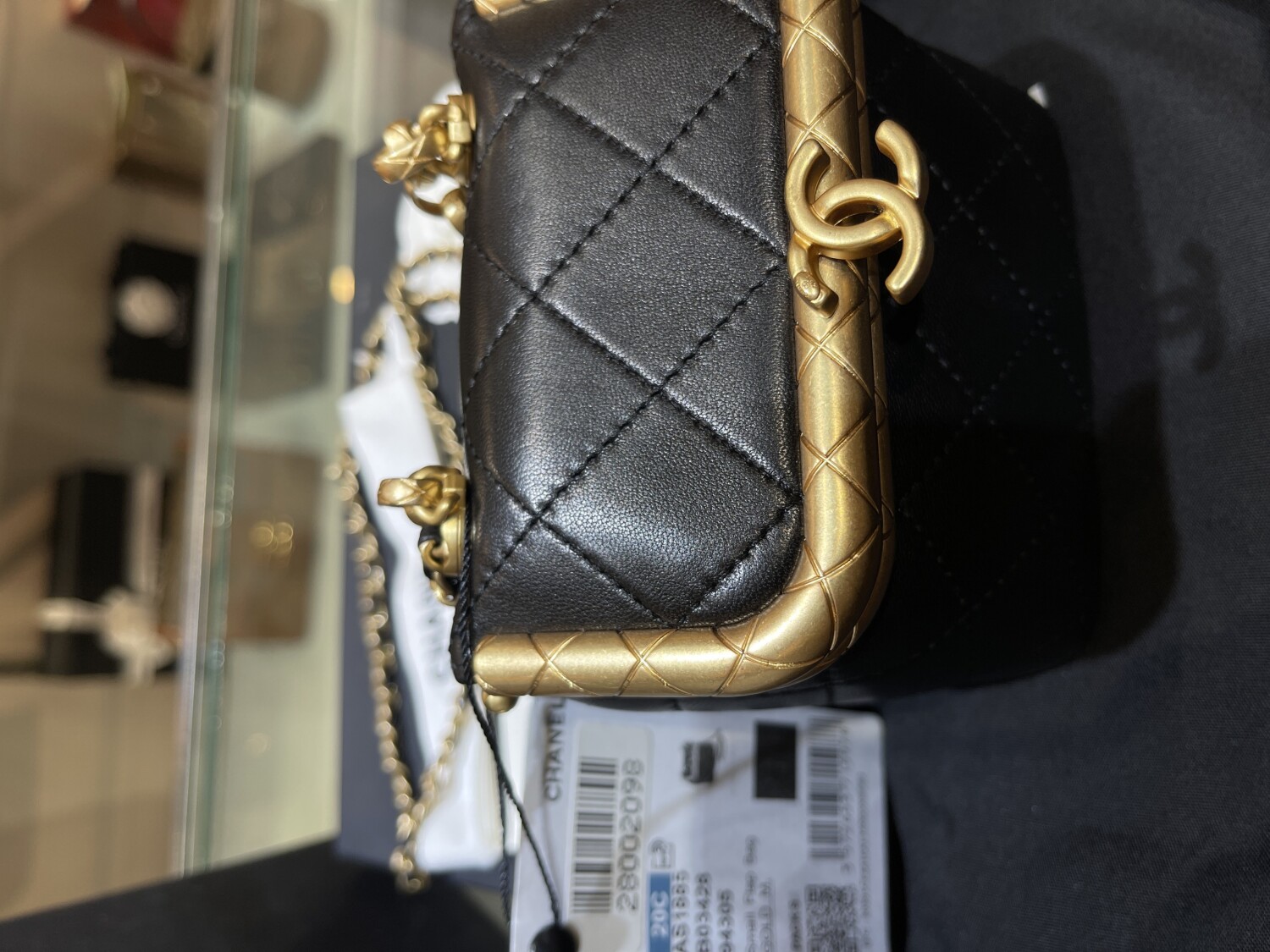 Chanel Box Lambskin Black