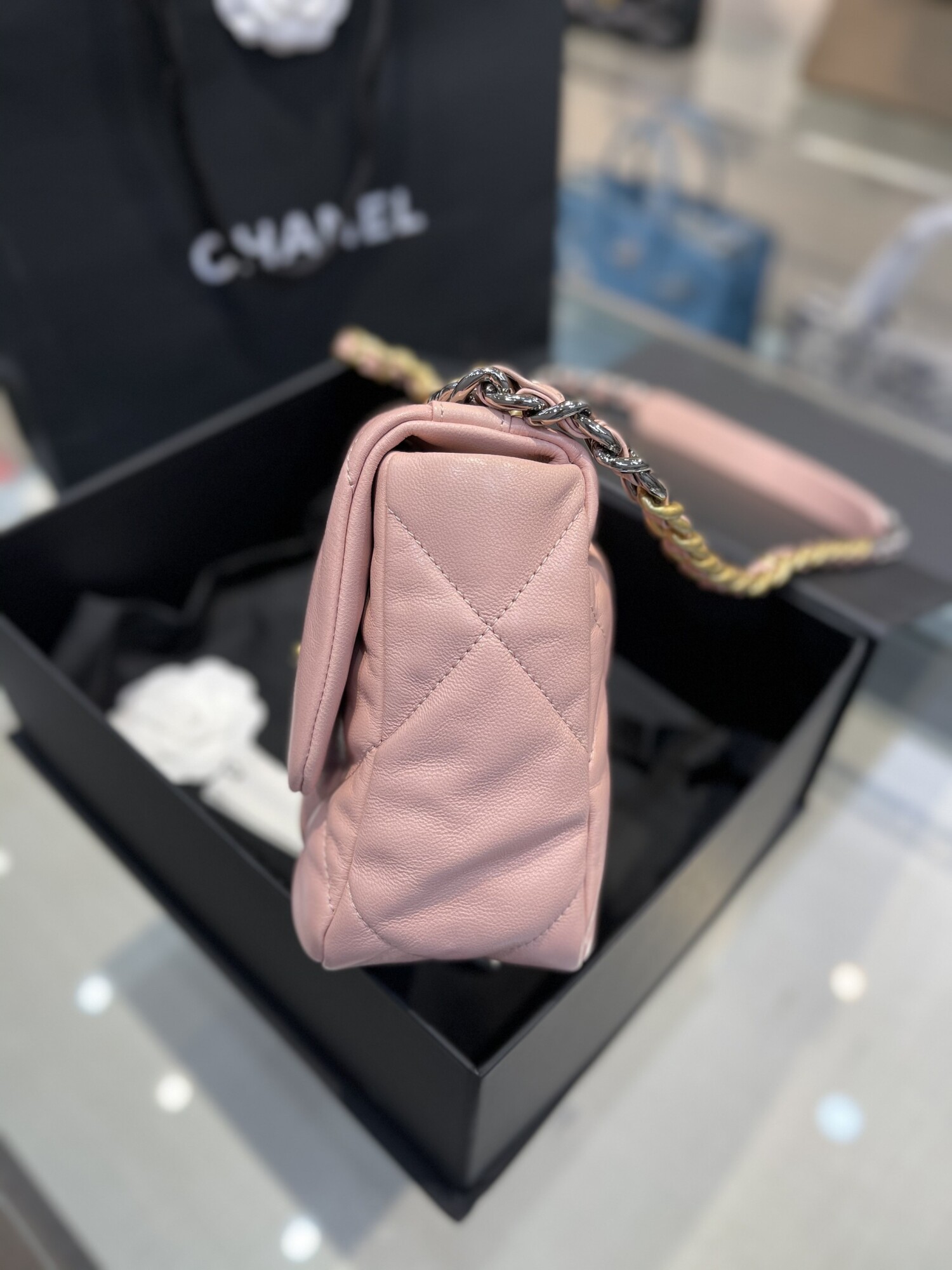Chanel C19 Goatskin Pastel Pink