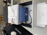 Chanel Classic Flat 20 Bling Blue Ocean