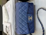 Chanel Classic Flat 20 Bling Blue Ocean