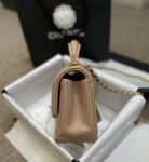 Chanel Classic Flat 20 Lambskin Brown Nude