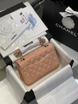 Chanel Classic Flat 20 Mini8 Orange Pink