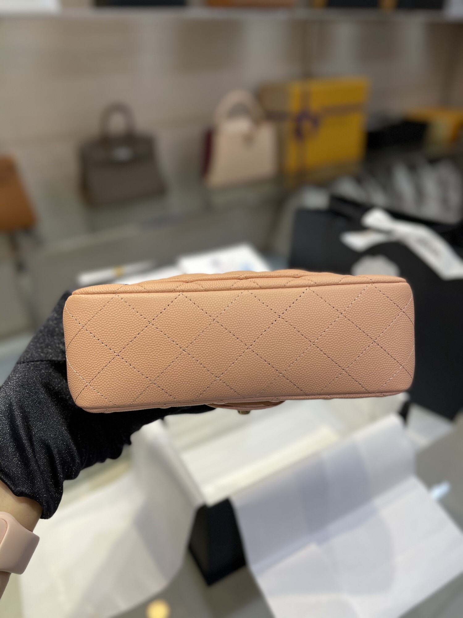 Chanel Classic Flat 20 Mini8 Orange Pink