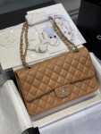 Chanel Flat Classic Brown Nude 25