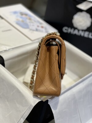 Chanel Flat Classic Brown Nude 25