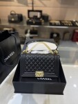 Chanel Leboy 25 Caviar Yellow Chain