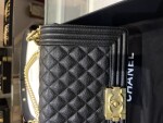 Chanel Leboy 25 Caviar Yellow Chain
