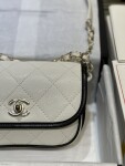 Chanel Mini Bag 20 Black N White