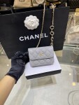 Chanel Mini Woc Logo Coco Gray