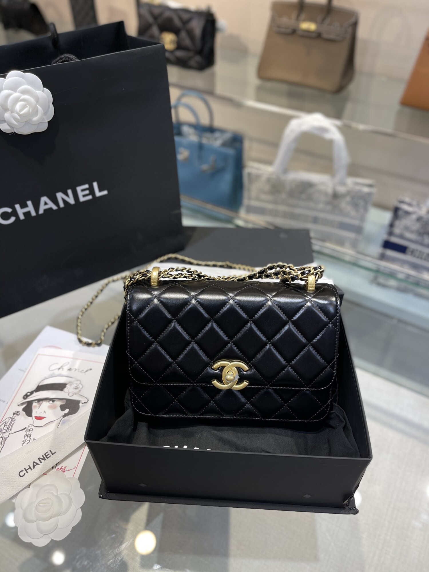 Chanel Woc 2022 With Chain