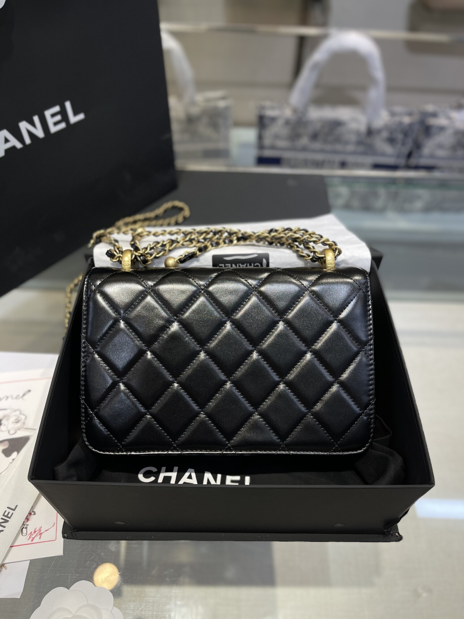 Chanel Woc 2022 With Chain