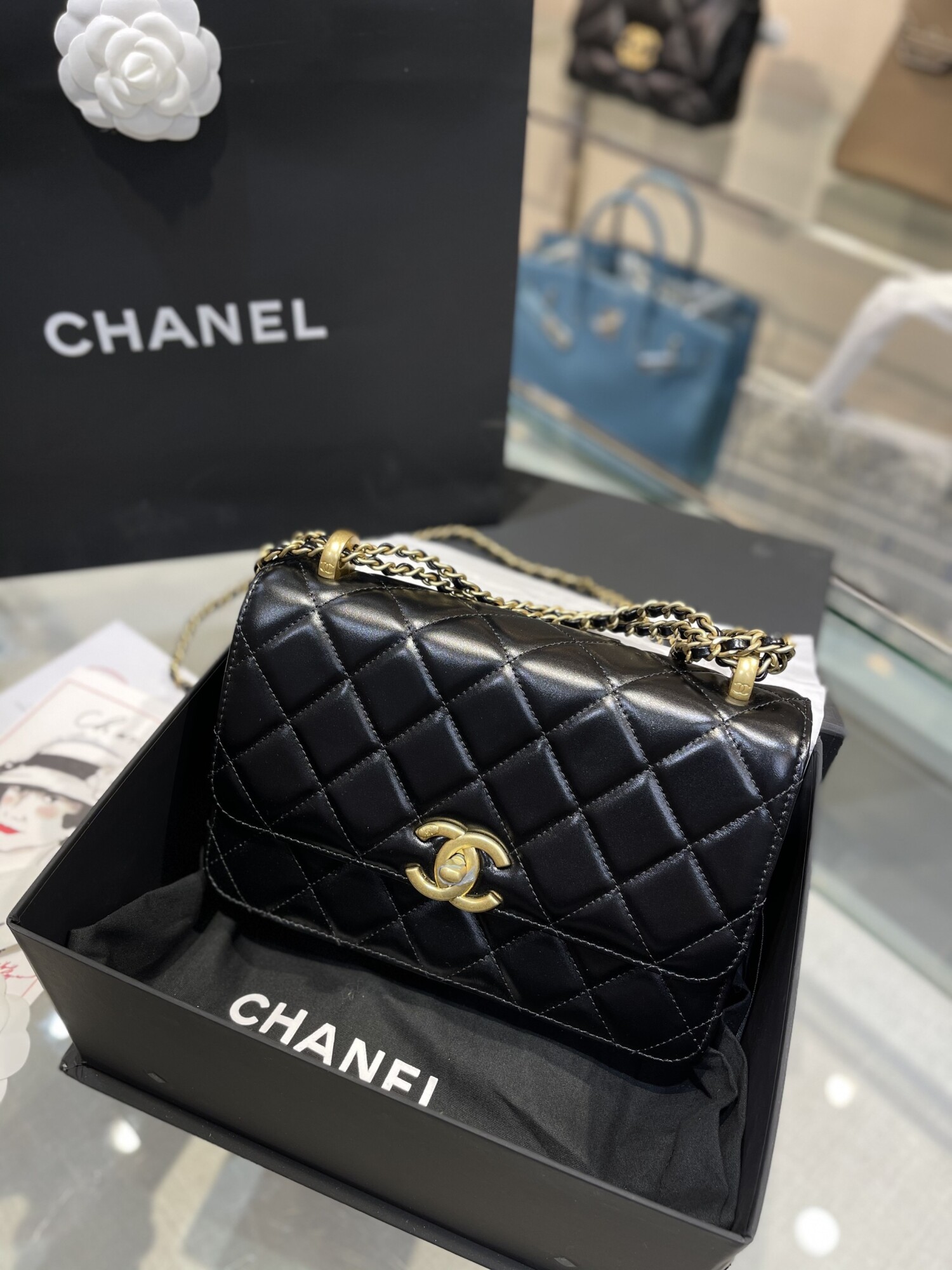 Chanel Woc 2022 With Chain