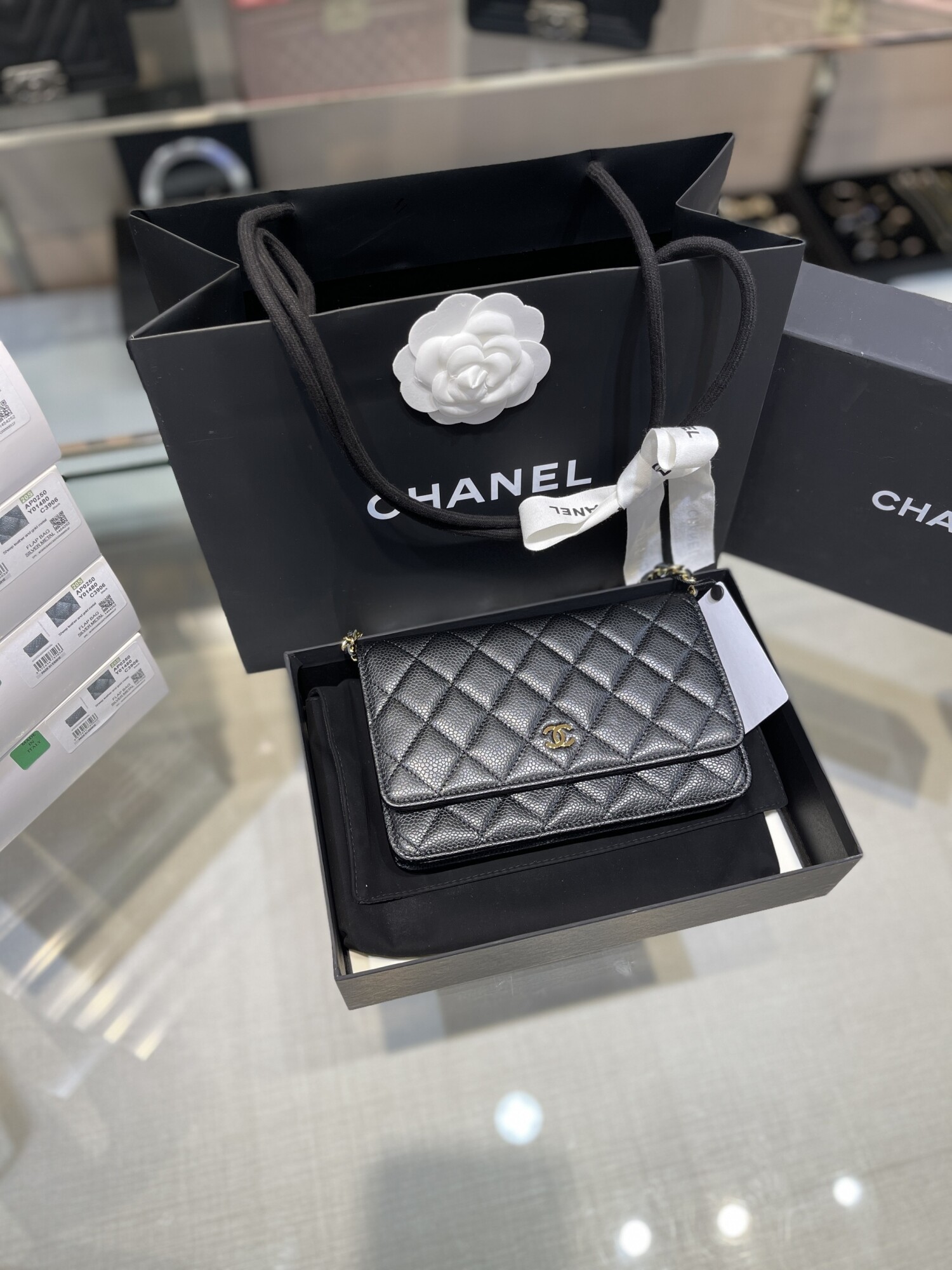 Chanel Woc Limited Yellow Chain