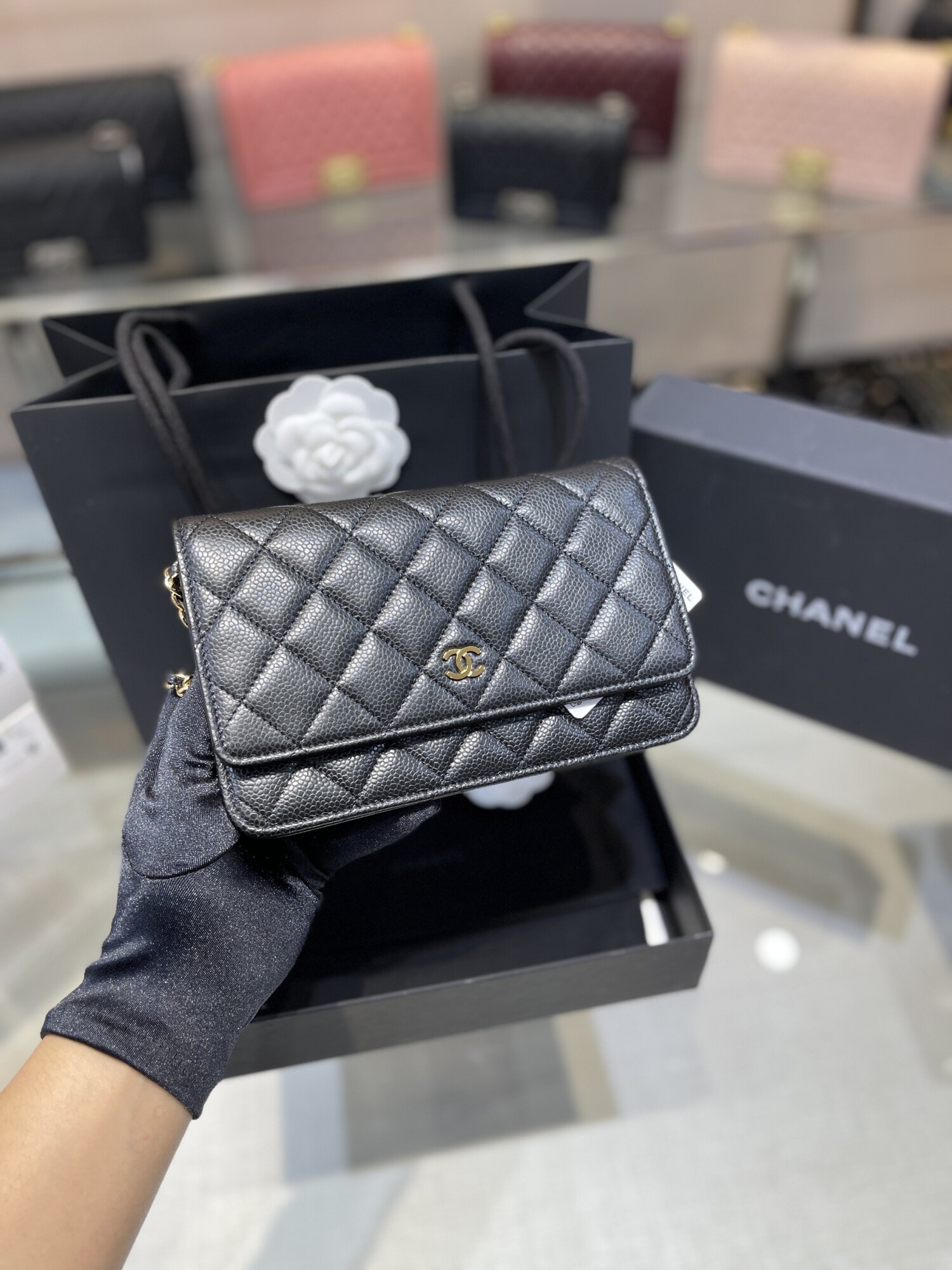 Chanel Woc Limited Yellow Chain