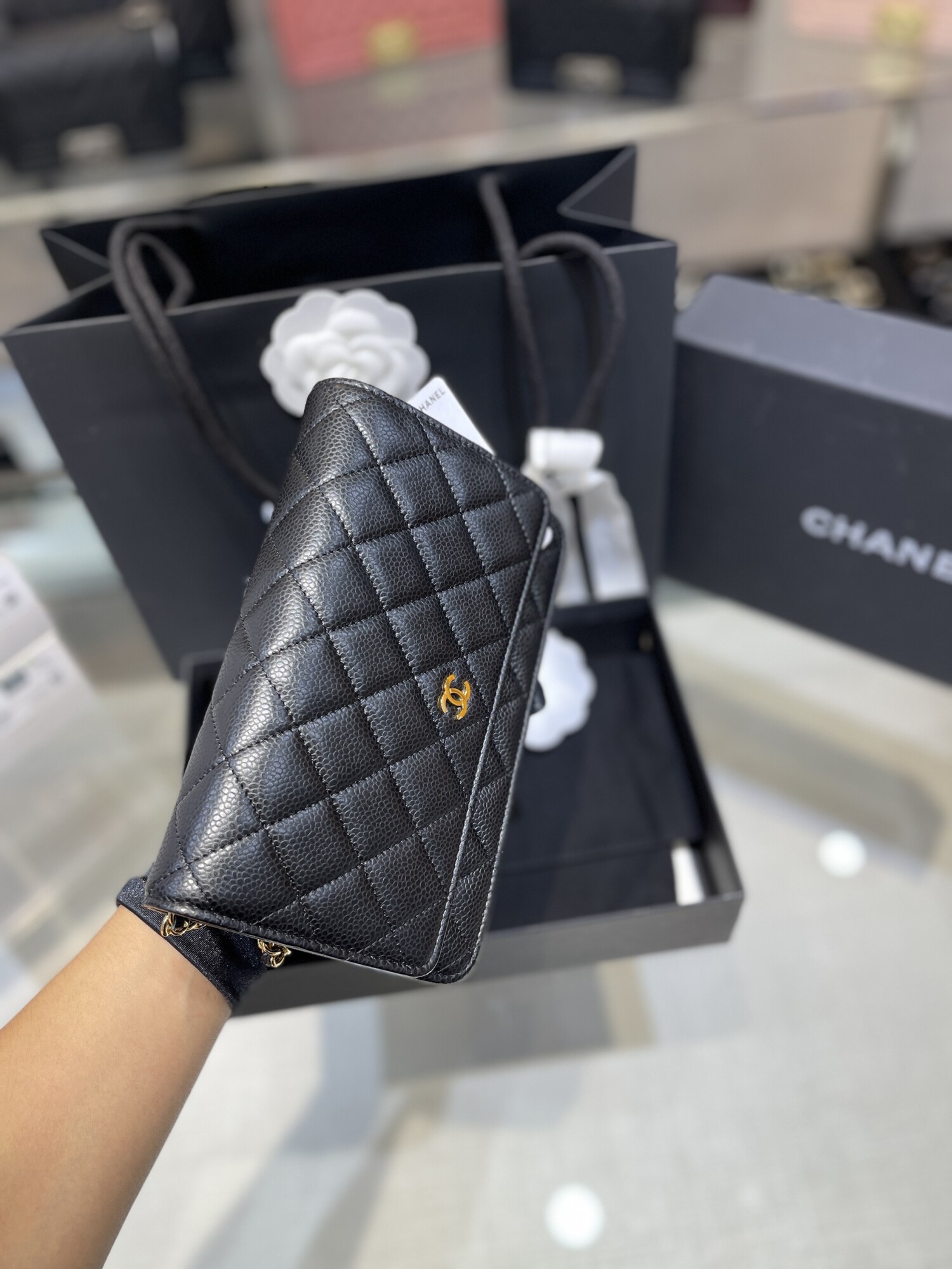 Chanel Woc Limited Yellow Chain
