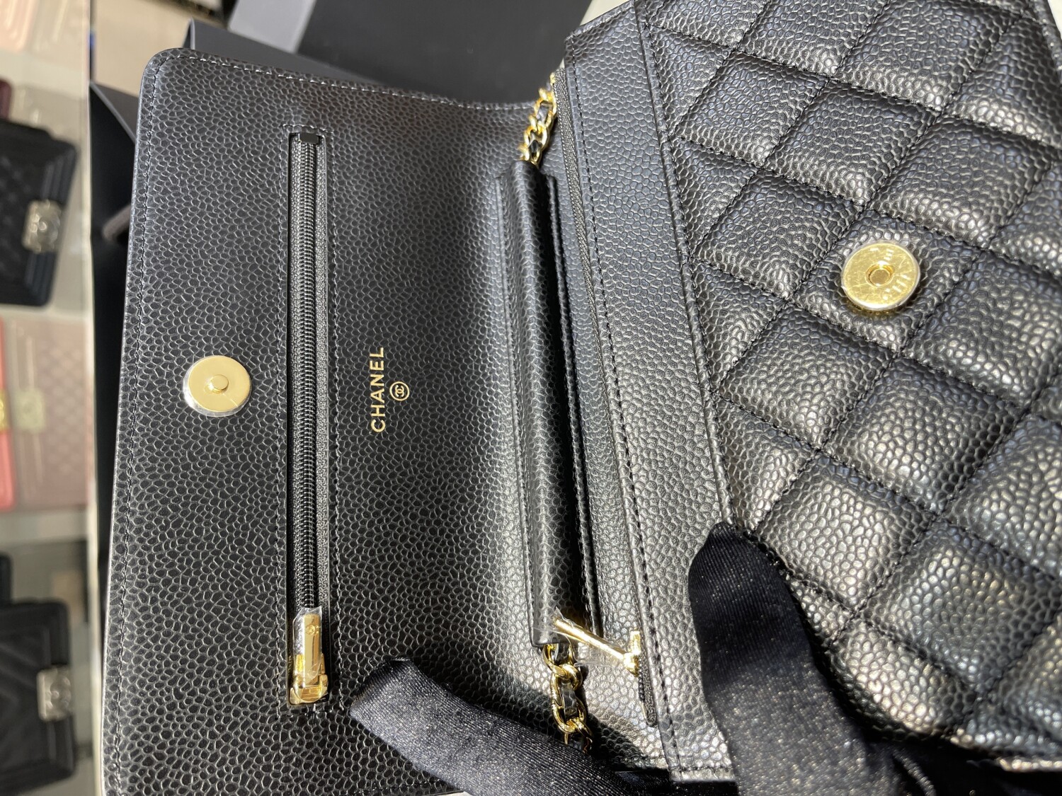 Chanel Woc Limited Yellow Chain