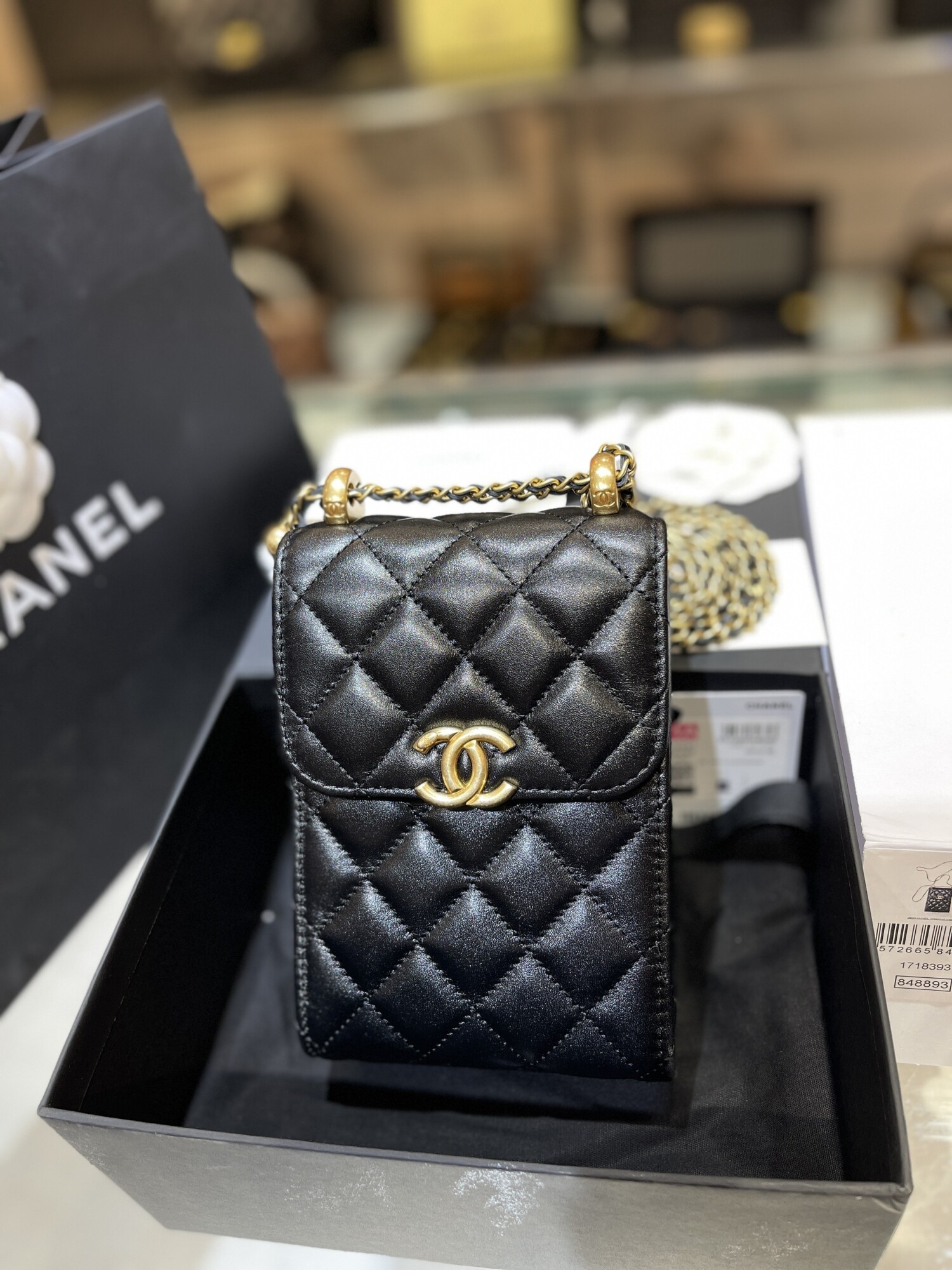 Chanel Woc Mini 12 Black