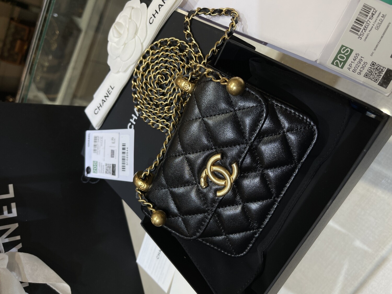 Mini Woc Chanel 12 With Ball Chain