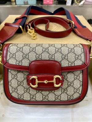Gucci 1955 Horsebit Mini 20 Red