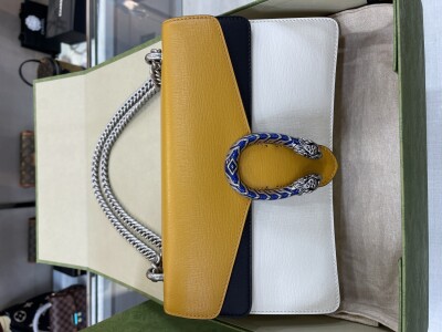 Gucci Dionysus 28 Blue Chain Yellow