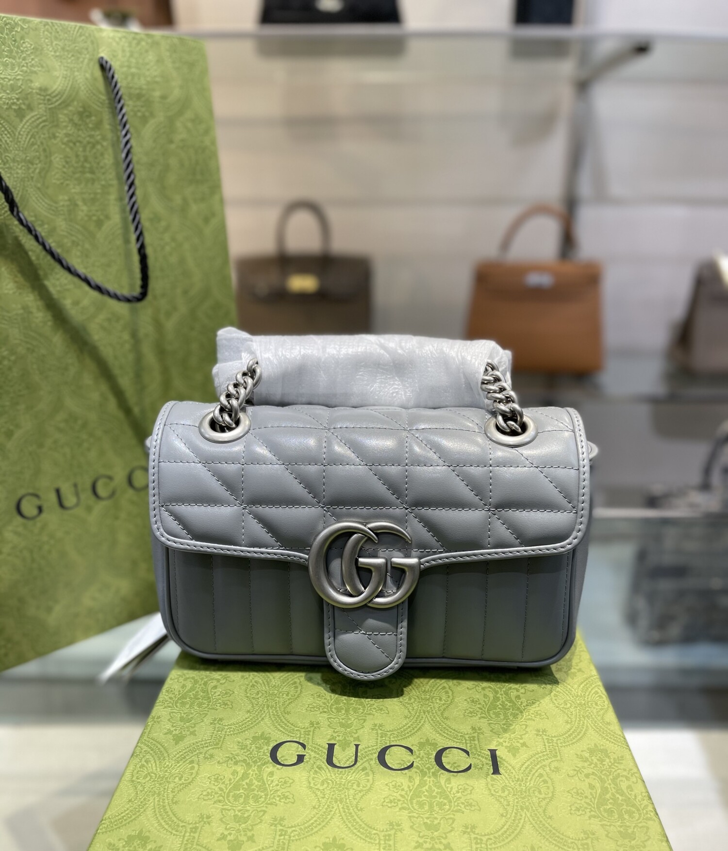 Gucci Marmont 22 Gray