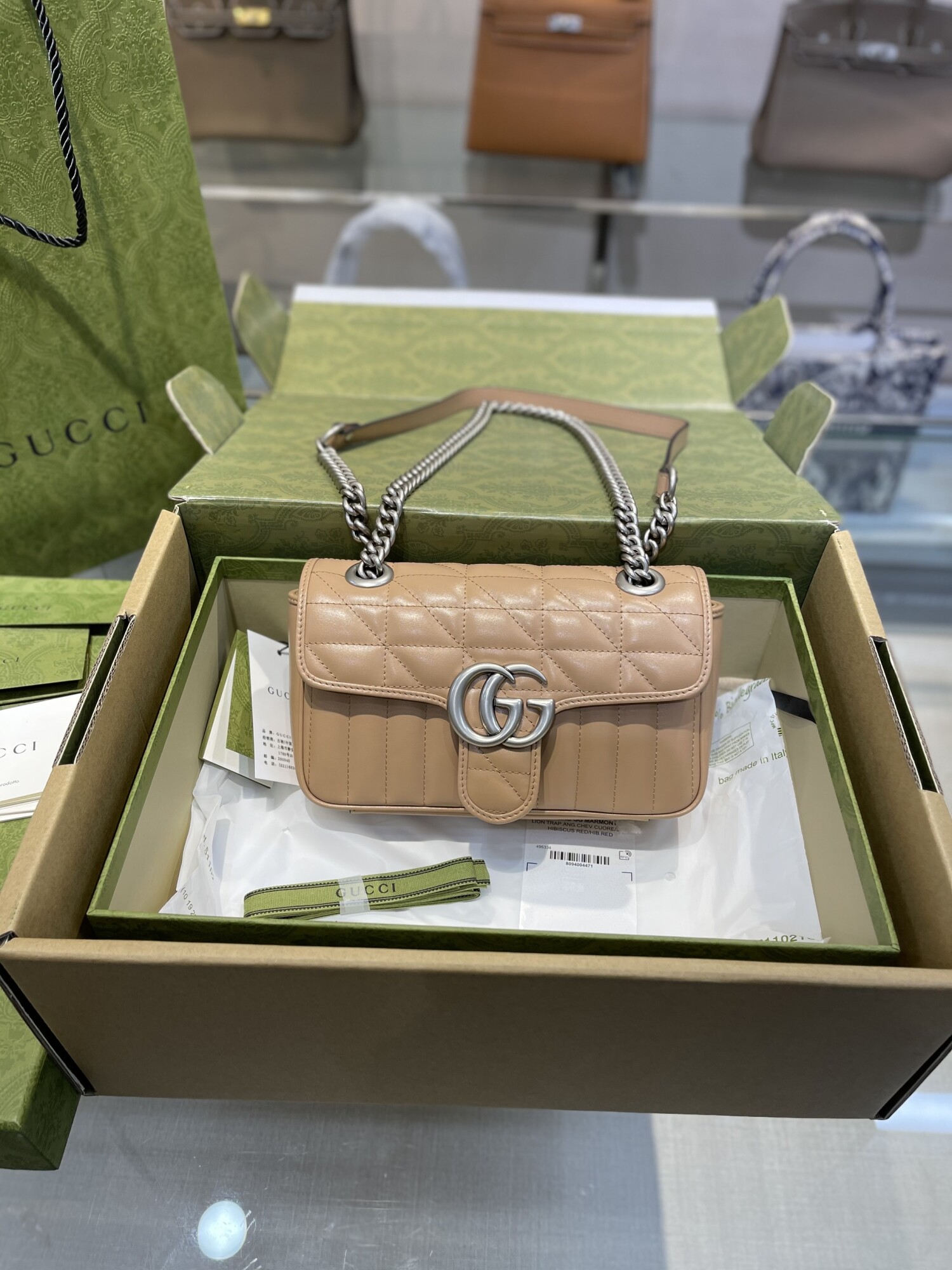 Gucci Marmont 22 Nude
