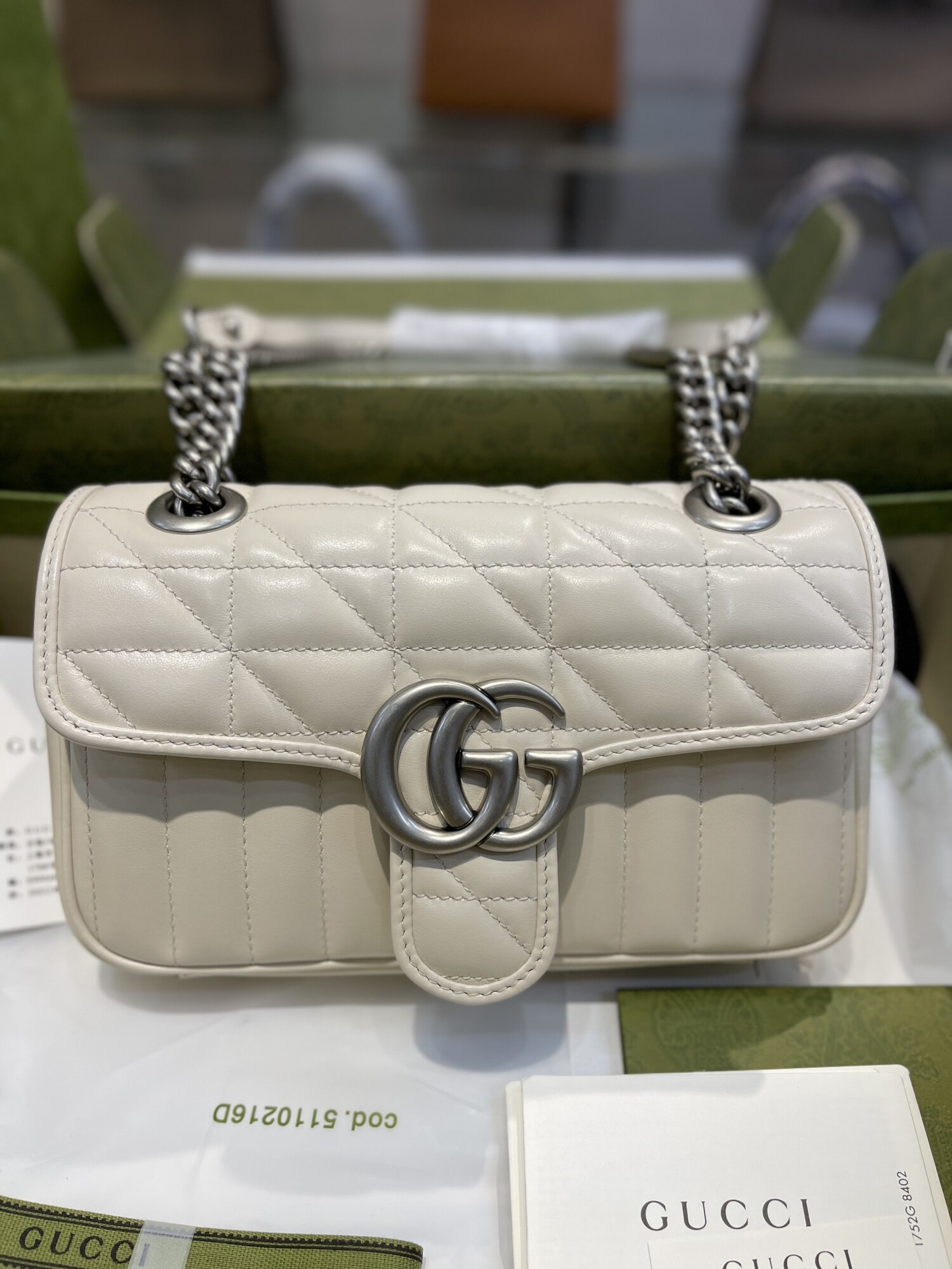 Gucci Marmont 22 White