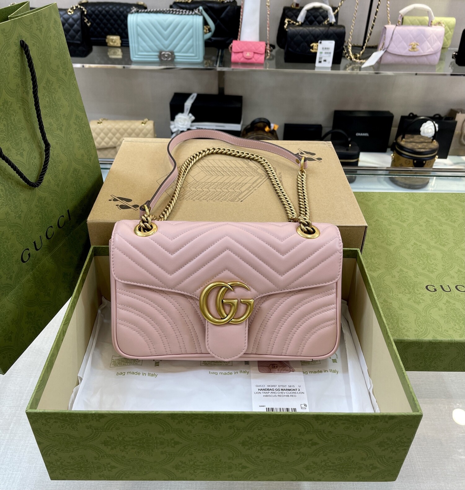 Gucci Marmont 26 Pink