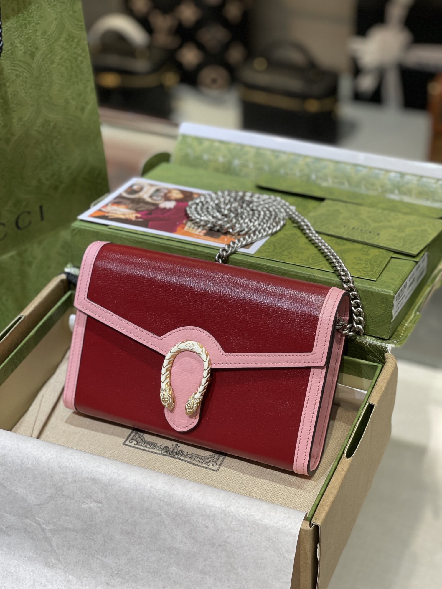 Gucci Woc Dionysus Red Medium