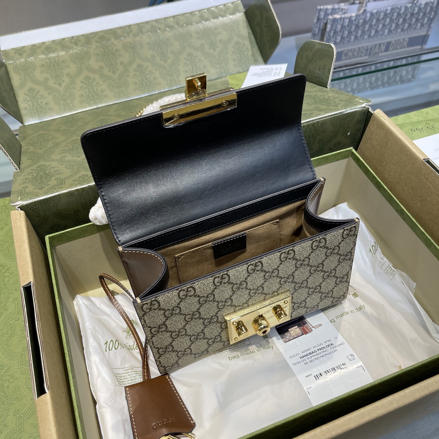 Padlock Gucci 20 Mini Black