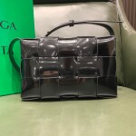 Black Intreccio Cassette Bag