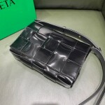 Black Intreccio Cassette Bag