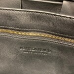 Black Intreccio Cassette Bag